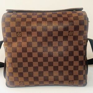 LOUIS VUITTON NAVIGLIO DAMIER EBENE FRANCE 2010 EUC PRISTINE